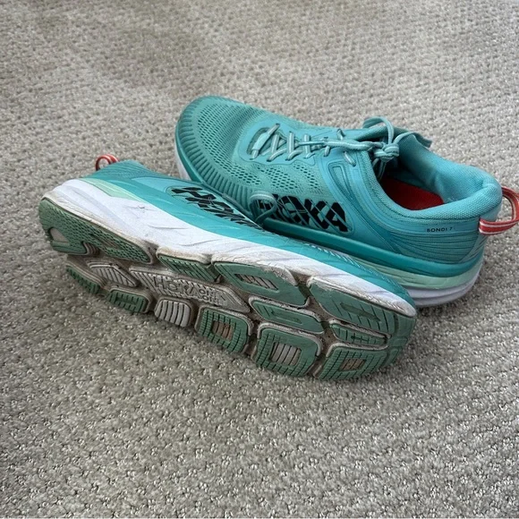 Hoka One One Bondi 7 “Aquarelle” – Women’s Size 9.5 - Picture 5 of 6